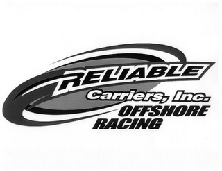 RELIABLE CARRIERS, INC. OFFSHORE RACING logo