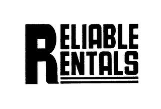 RELIABLE RENTALS logo