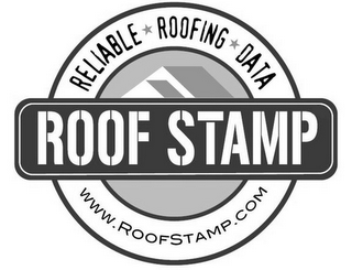 RELIABLE ROOFING DATA ROOF STAMP WWW.ROOFSTAMP.COM logo
