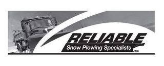 RELIABLE SNOW PLOWING SPECIALISTS INC logo