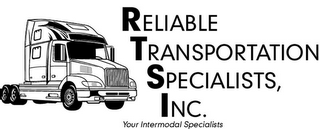 RELIABLE TRANSPORTATION SPECIALISTS, INC. YOUR INTERMODAL SPECIALISTS logo