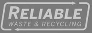RELIABLE WASTE & RECYCLING logo
