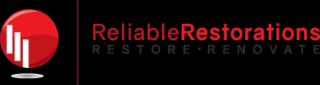 RELIABLERESTORATIONS RESTORE · RENOVATE logo