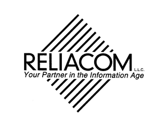 RELIACOM LLC YOUR PARTNER IN THE INFORMATION AGE logo