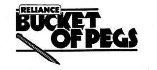 RELIANCE BUCKET OF PEGS logo