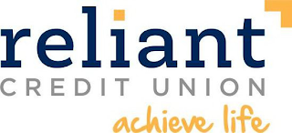 RELIANT CREDIT UNION ACHIEVE LIFE logo