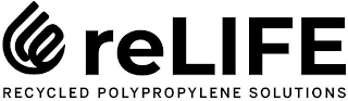 RELIFE RECYCLED POLYPROPYLENE SOLUTIONS logo