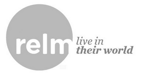 RELM LIVE IN THEIR WORLD logo