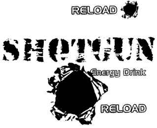 RELOAD SHOTGUN ENERGY DRINK RELOAD logo