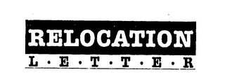 RELOCATION L E T T E R logo