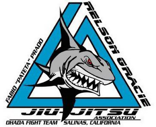 RELSON GRACIE JIU-JITSU ASSOCIATION, OHADA FIGHT TEAM FABIO "PATETA" PRADO SALINAS, CALIFORNIA logo