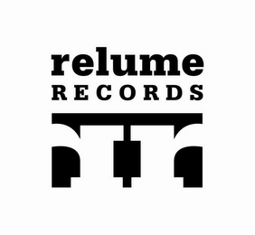 RELUME RECORDS RR logo