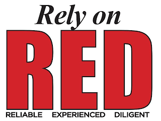 RELY ON RED RELIABLE EXPERIENCED DILIGENT logo