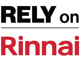 RELY ON RINNAI logo
