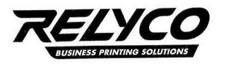 RELYCO BUSINESS PRINTING SOLUTIONS logo