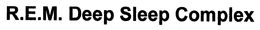 R.E.M. DEEP SLEEP COMPLEX logo