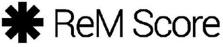 REM SCORE logo