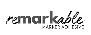 REMARKABLE MARKER ADHESIVE logo