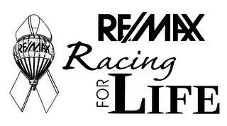 RE/MAX RACING FOR LIFE logo