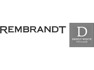 REMBRANDT D DEEPLY WHITE +PEROXIDE logo