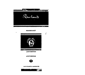 REMBRANDT EACH CIGARETTE A MASTERPIECE logo