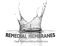 REMEDIAL MEMBRANES CLEAR WATERPROOFING MEMBRANE logo