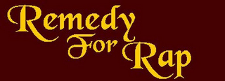 REMEDY FOR RAP logo