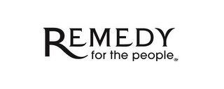 REMEDY FOR THE PEOPLE logo