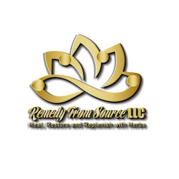 REMEDY FROM SOURCE LLC HEAL RESTORE AND REPLENISH WITH HERBS logo