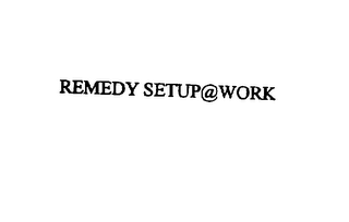 REMEDY SETUP@WORK logo