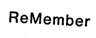 REMEMBER logo