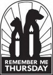REMEMBER ME THURSDAY logo