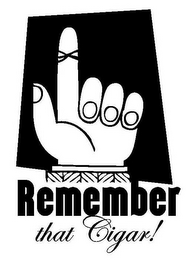 REMEMBER THAT CIGAR! logo