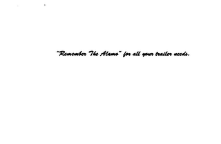 "REMEMBER THE ALAMO" FOR ALL YOUR TRAILER NEEDS. logo