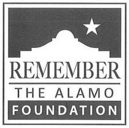 REMEMBER THE ALAMO FOUNDATION logo