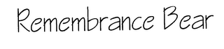 REMEMBRANCE BEAR logo
