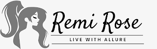 REMI ROSE LIVE WITH ALLURE logo