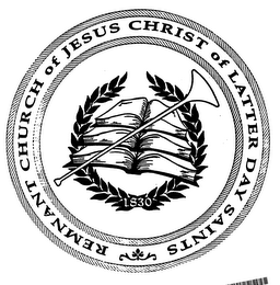 REMNANT CHURCH OF JESUS CHRIST OF LATTER DAY SAINTS 1830 logo