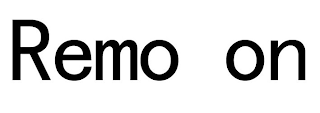 REMO ON logo