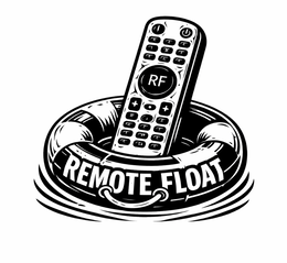 REMOTE FLOAT, RF logo