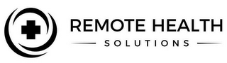REMOTE HEALTH SOLUTIONS logo