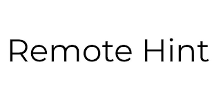 REMOTE HINT logo