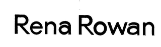 RENA ROWAN logo