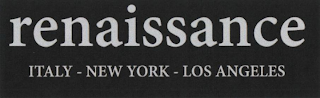 RENAISSANCE ITALY - NEW YORK - LOS ANGELES logo