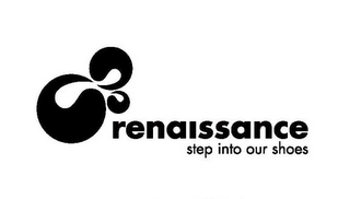 RENAISSANCE STEP INTO OUR SHOES logo