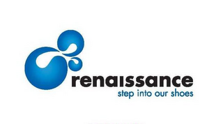 RENAISSANCE STEP INTO OUR SHOES logo