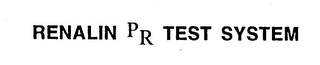 RENALIN PR TEST SYSTEM logo