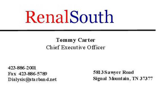 RENALSOUTH logo