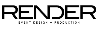 RENDER EVENT DESIGN + PRODUCTION logo