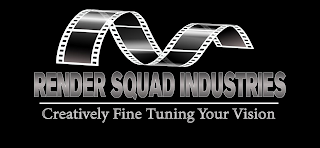 RENDER SQUAD INDUSTRIES CREATIVELY FINE TUNING YOUR VISION logo